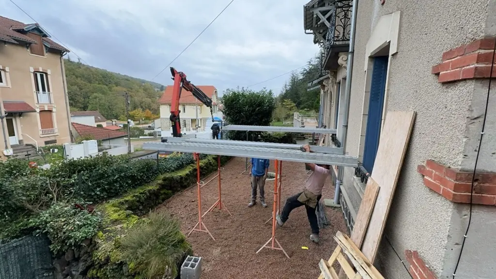 Plancher poutrelles-hourdis à Chatel Guyon