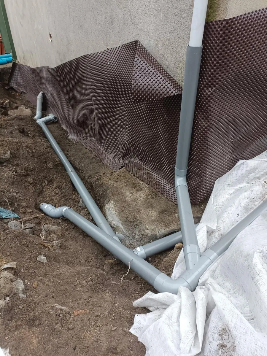 Création en cours d’un aménagement extérieur à Clermont-Ferrand