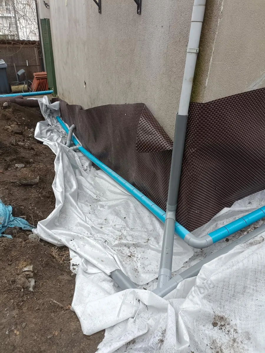 Création en cours d’un aménagement extérieur à Clermont-Ferrand