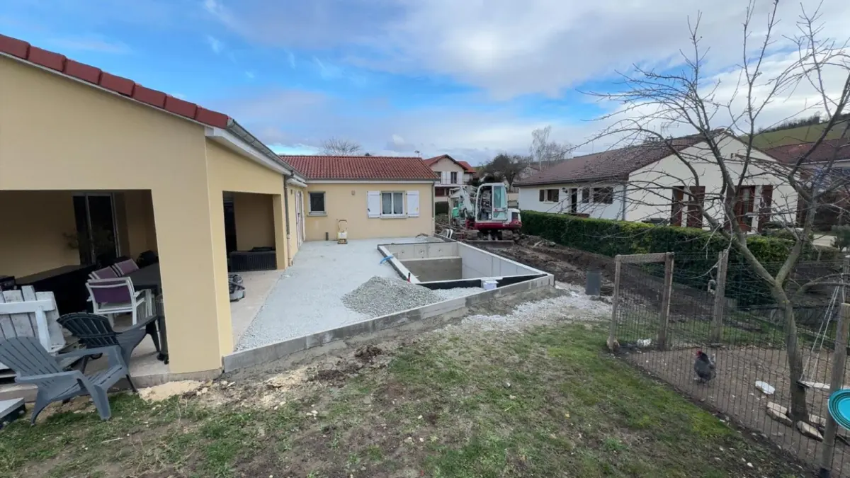 Piscine 6 x 3 à Chauriat