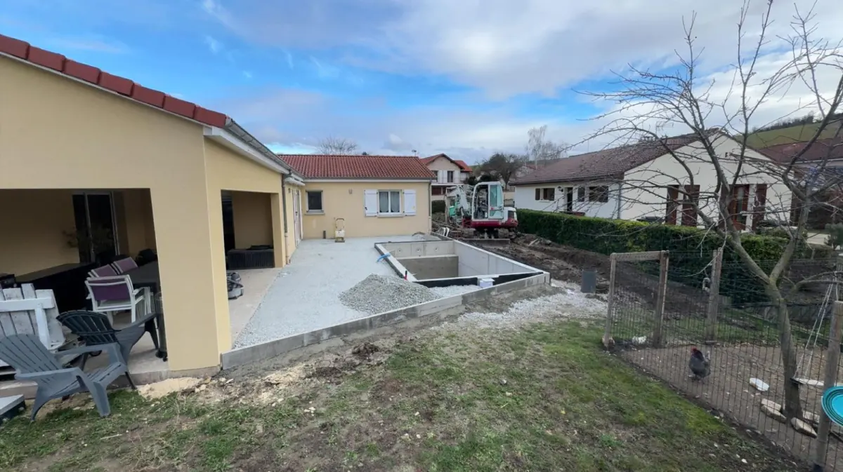 Piscine 6 x 3 à Chauriat