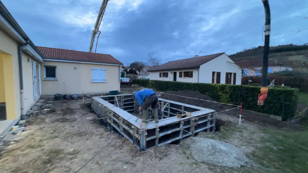 Piscine 6 x 3 à Chauriat