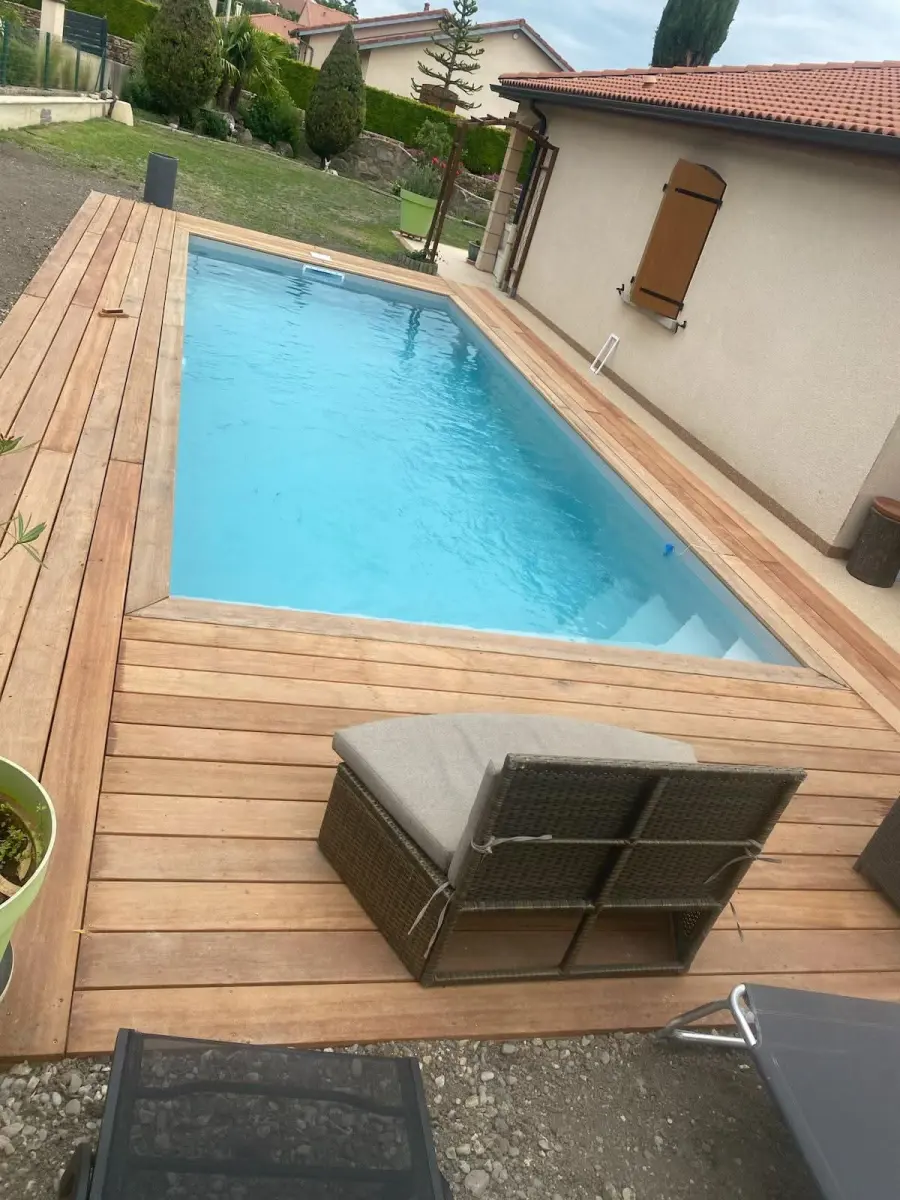 Piscine béton 7,5 x 2,9 à Cébazat - photo 2